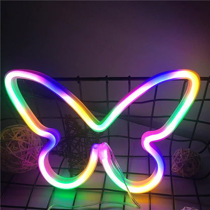 Butterfly Wall Neon Sign AESTHETIC_eGirl AESTHETIC_Indie SUB CATEGORY_Neon Signs