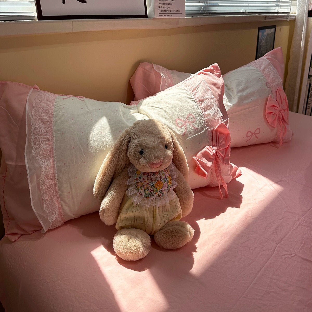 Giant Bow Coquette Aesthetic Bedding Set