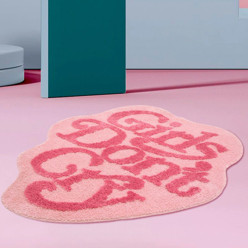 Girls Don't Cry Accent Rug AESTHETIC_Soft Girl soft SUB CATEGORY_Rugs