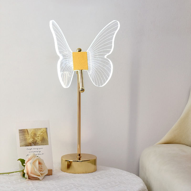 Golden Butterfly Table Lamp night light retro vintage