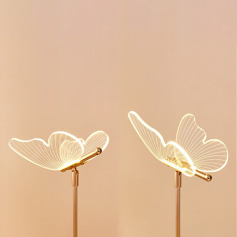 Golden Butterfly Table Lamp night light retro vintage