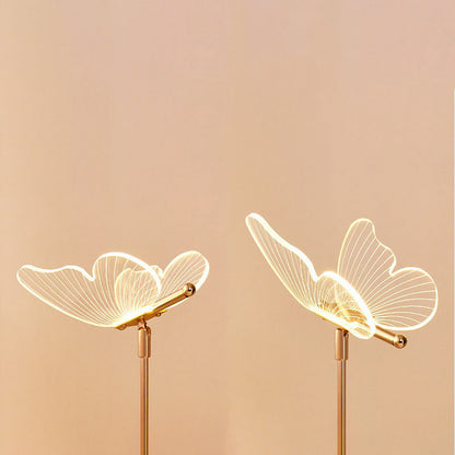 Golden Butterfly Table Lamp night light retro vintage