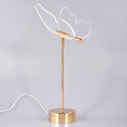 Golden Butterfly Table Lamp night light retro vintage