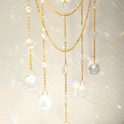 Crying Moon Crystal Suncatcher AESTHETIC_Fairycore AESTHETIC_Witchcore light catcher lightcatcher SUB CATEGORY_Suncatchers sun catcher