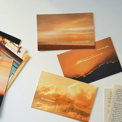 Golden Hour Wall Collage Postcards