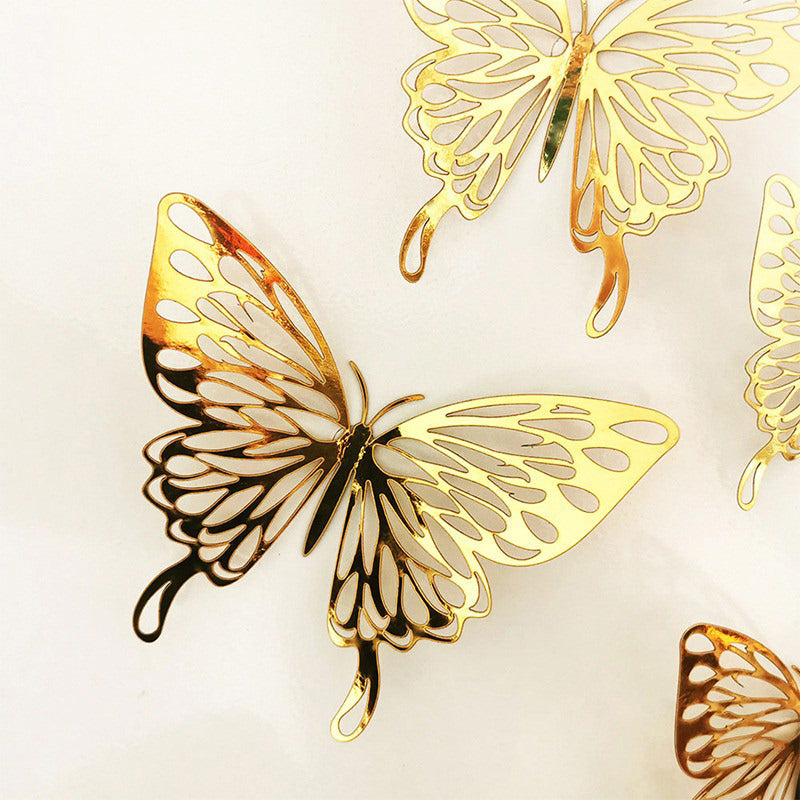 Golden Butterfly Wall Stickers AESTHETIC_Indie AESTHETIC_Soft Girl SUB CATEGORY_Stickers SUB CATEGORY_Wall Decor