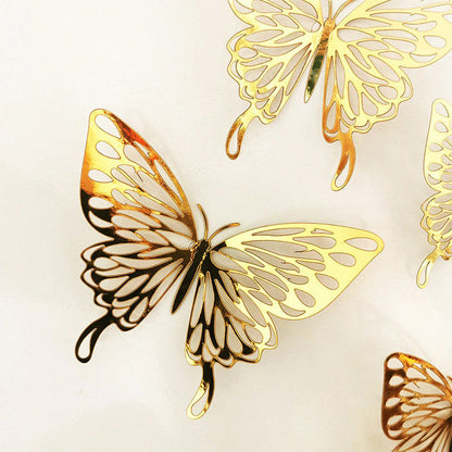 Golden Butterfly Wall Stickers AESTHETIC_Indie AESTHETIC_Soft Girl SUB CATEGORY_Stickers SUB CATEGORY_Wall Decor