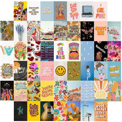 Good Vibes Wall Collage Cards AESTHETIC_Indie SUB CATEGORY_Poster Cards