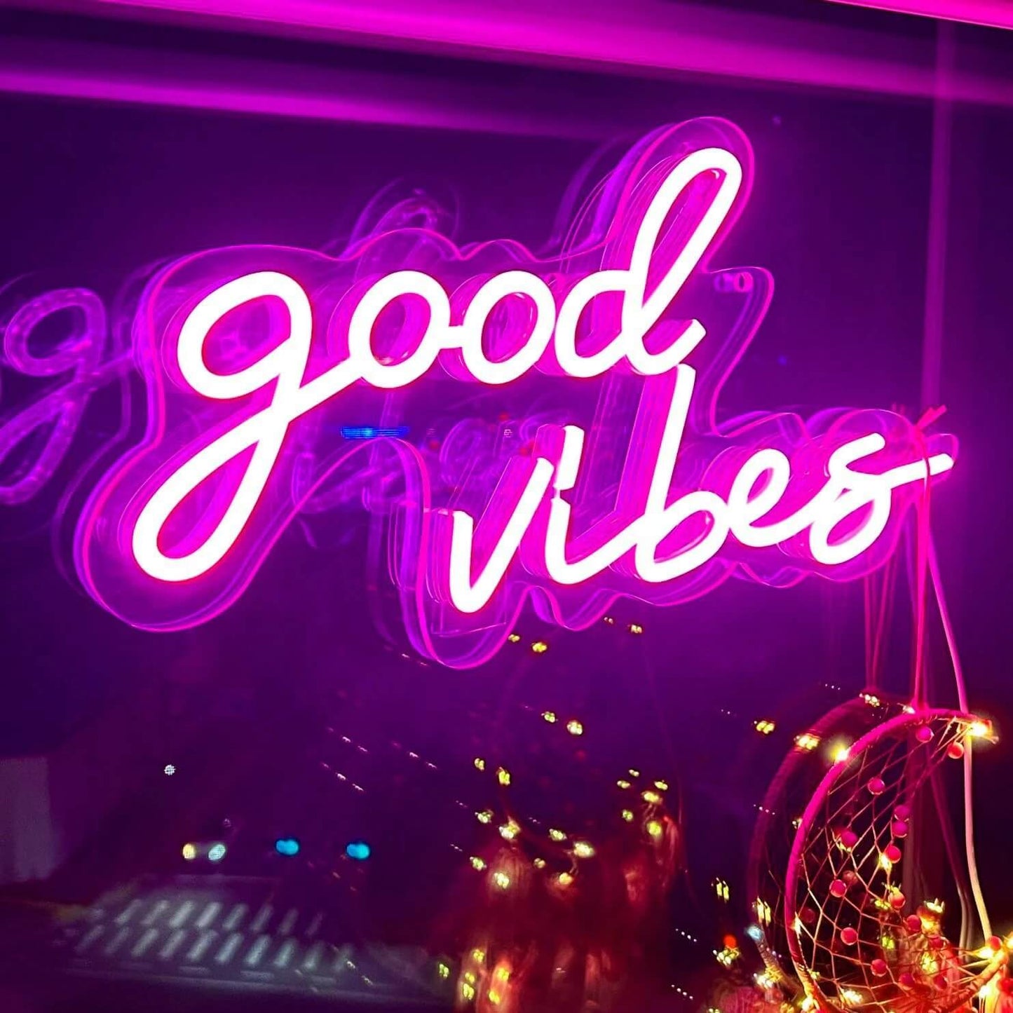 Good Vibes Wall Neon Sign AESTHETIC_eGirl AESTHETIC_Soft Girl SUB CATEGORY_Neon Signs