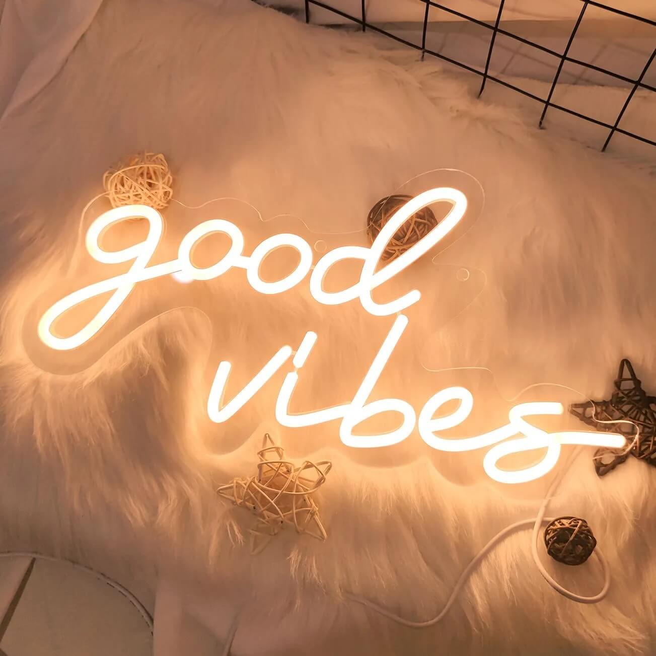 Good Vibes Wall Neon Sign AESTHETIC_eGirl AESTHETIC_Soft Girl SUB CATEGORY_Neon Signs