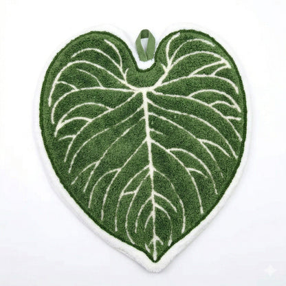 Botanical Leaf Microfiber Hand Towel