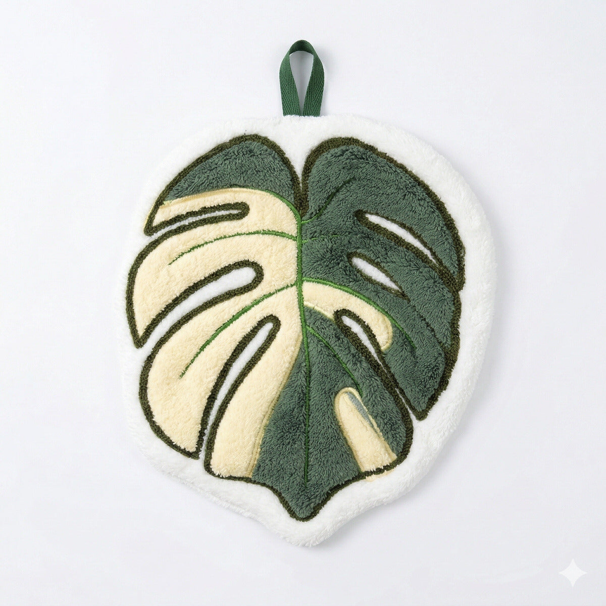 Botanical Leaf Microfiber Hand Towel