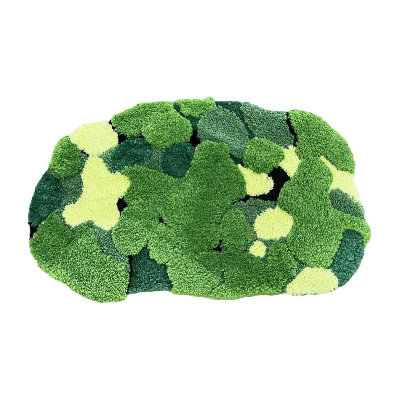 Green Moss Tufted Rug