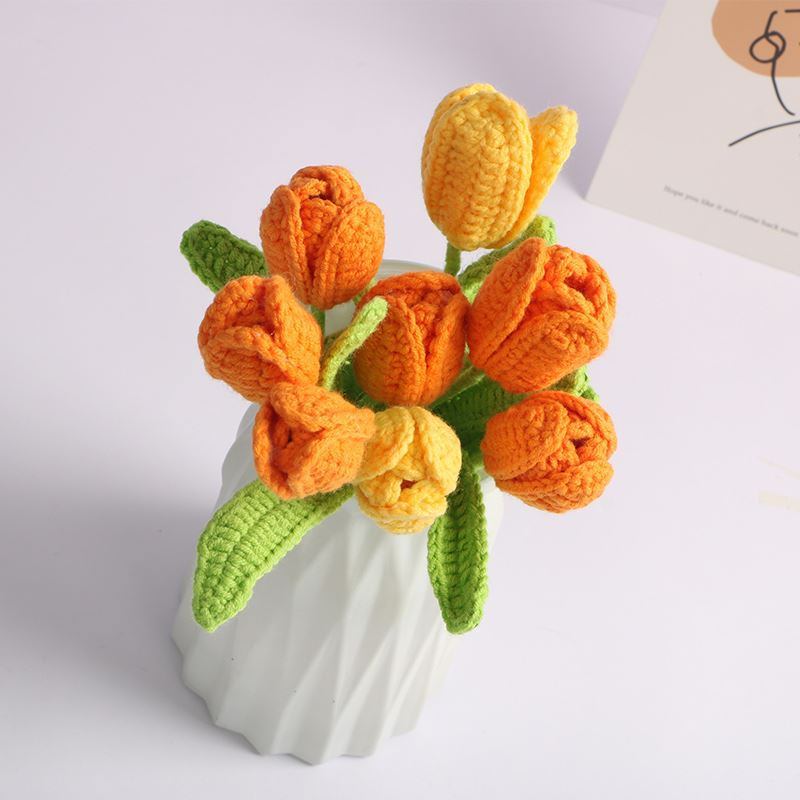 Crochet Tulip Flowers AESTHETIC_Cottagecore SUB CATEGORY_Plushies tulip