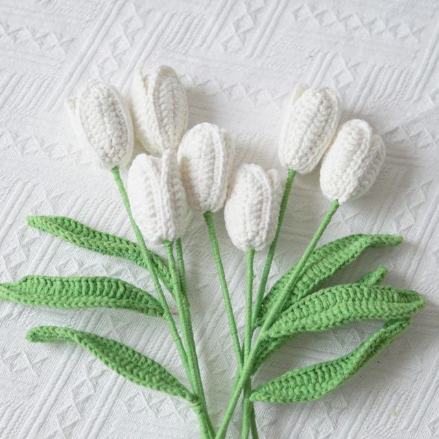 Crochet Tulip Flowers AESTHETIC_Cottagecore SUB CATEGORY_Plushies tulip