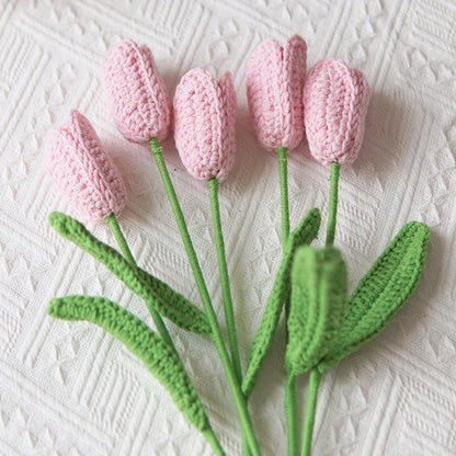 Crochet Tulip Flowers AESTHETIC_Cottagecore SUB CATEGORY_Plushies tulip