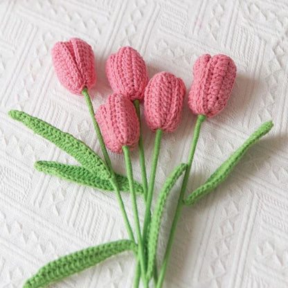 Crochet Tulip Flowers AESTHETIC_Cottagecore SUB CATEGORY_Plushies tulip