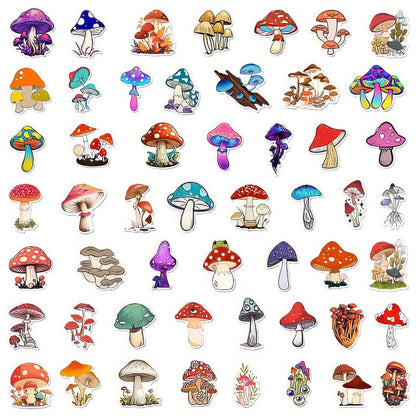 Paquete de pegatinas Happy Forest Mushrooms