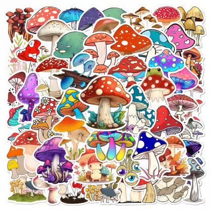 Paquete de pegatinas Happy Forest Mushrooms