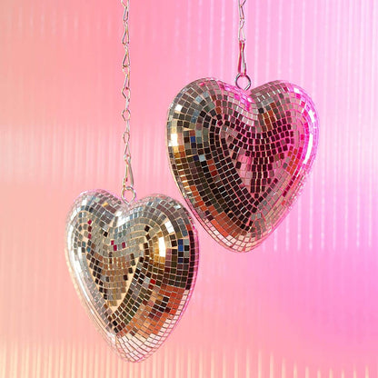 Heart Shaped Disco Ball (2 Pack)