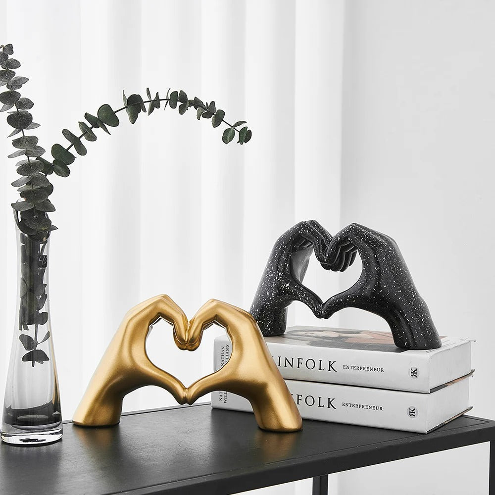 Heart Shaped Hands Desk Decor