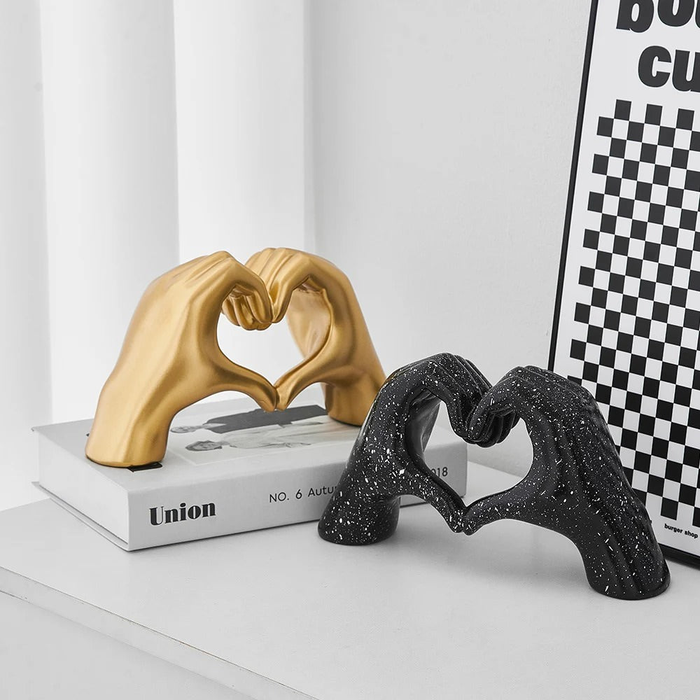 Heart Shaped Hands Desk Decor