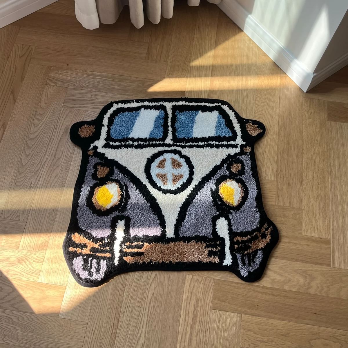 Hippie Bus Accent Tufted Rug