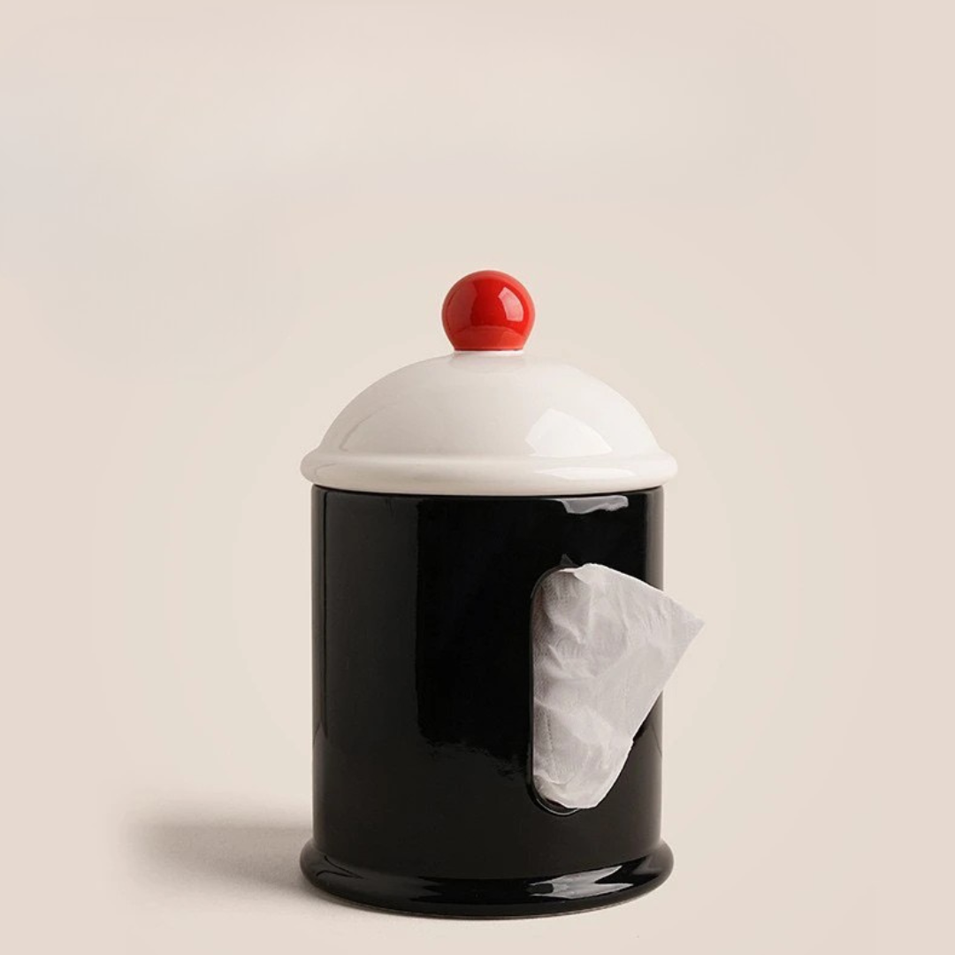 Dopamine Ceramic Dental floss tube & Accessory Holder