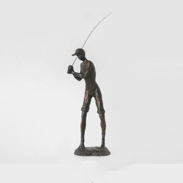 Creative Fisherman Figurine