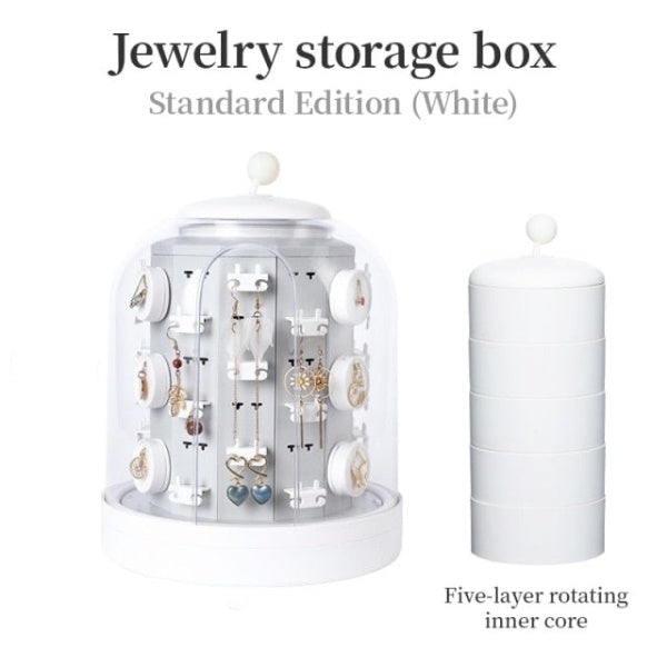 360 Rotating Design Jewelry Organizer