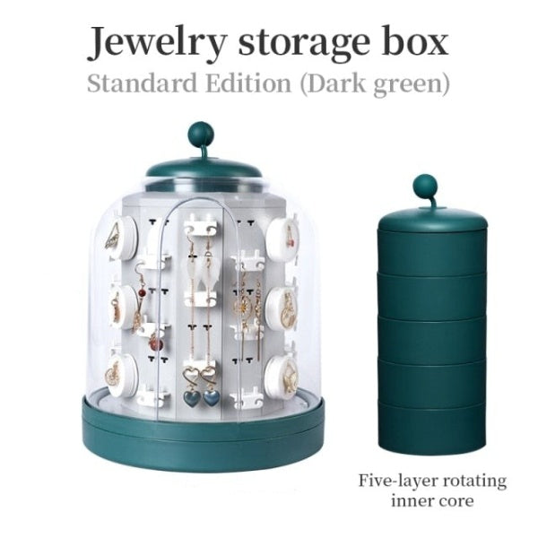 360 Rotating Design Jewelry Organizer