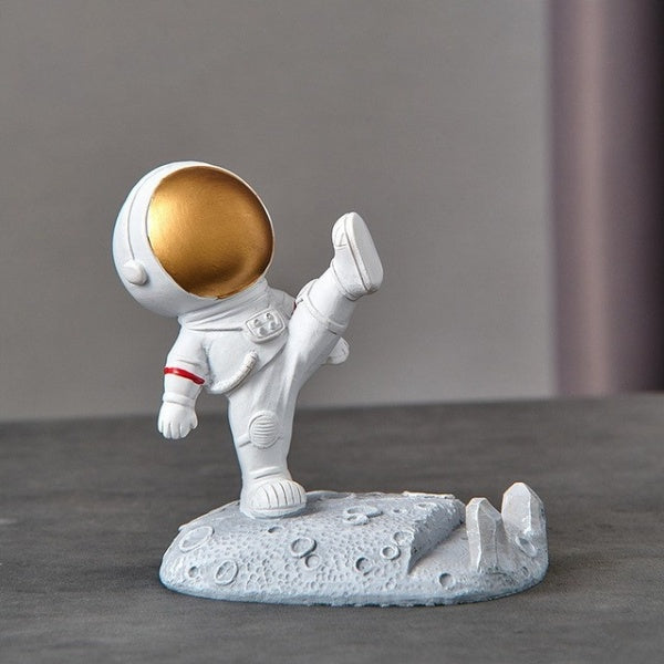 Modern Nordic Astronaut Phone Stand