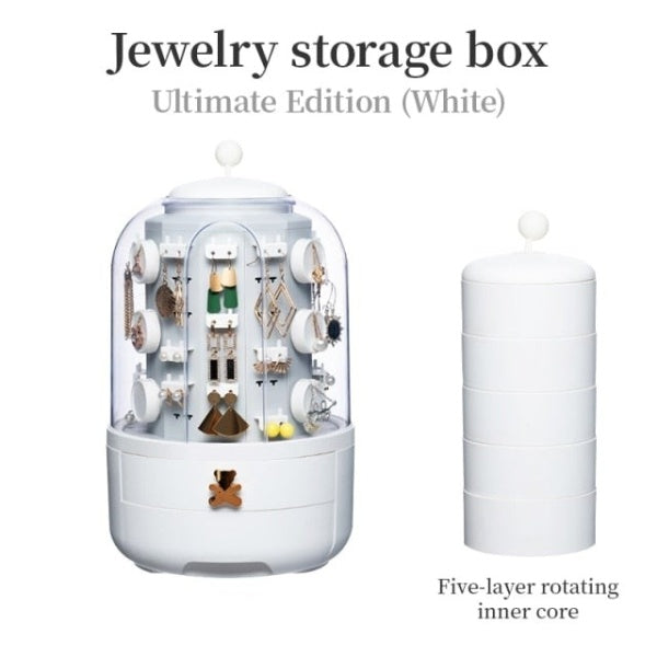 360 Rotating Design Jewelry Organizer