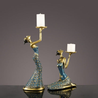 Modern Figurine Candle Holders