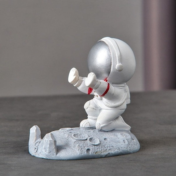 Modern Nordic Astronaut Phone Stand