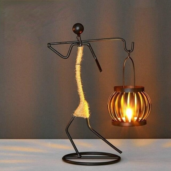 Creative Wrought Iron Candle Holder