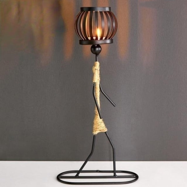 Creative Wrought Iron Candle Holder