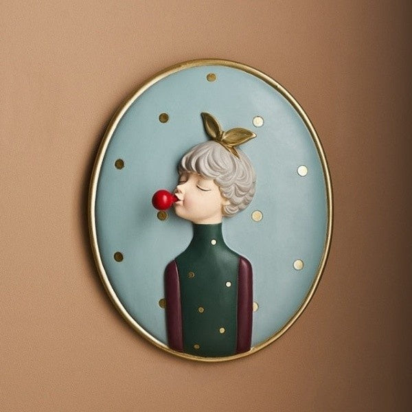 Bubble Girl 3D Wall Art Painting