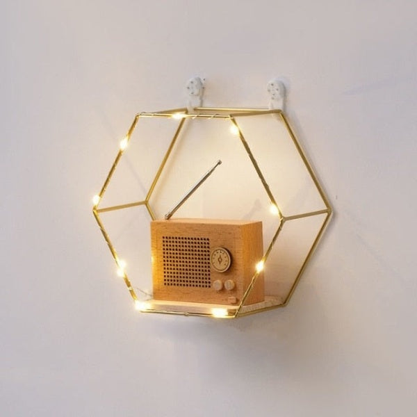 Hexagon Wall Shelves