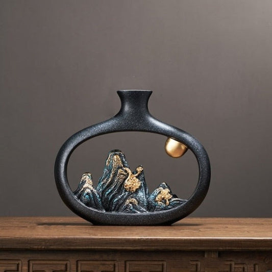 Zen Oriental Flower Vase