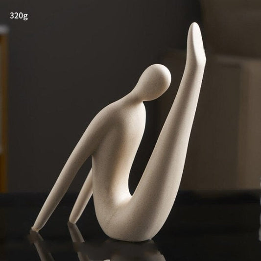 Abstract Ceramic Character Figurines