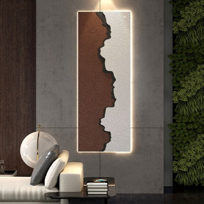 Luminous Handmade Sandstone Texture Wall Art