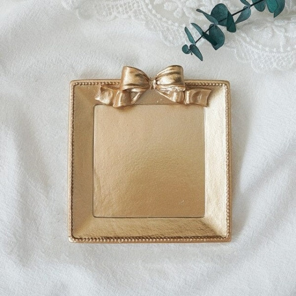 Nordic Retro Rose Gold Jewelry Tray