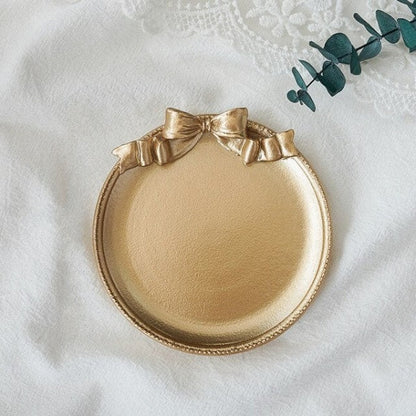 Nordic Retro Rose Gold Jewelry Tray