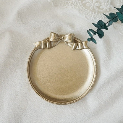 Nordic Retro Rose Gold Jewelry Tray