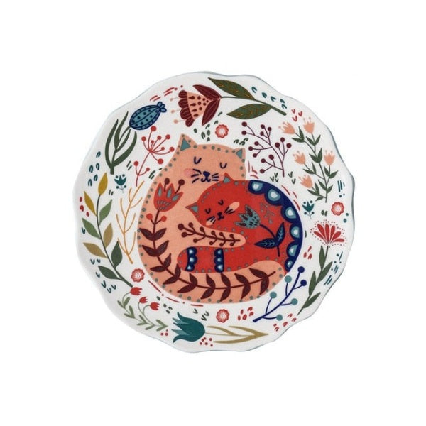 Decorative Cat Plates