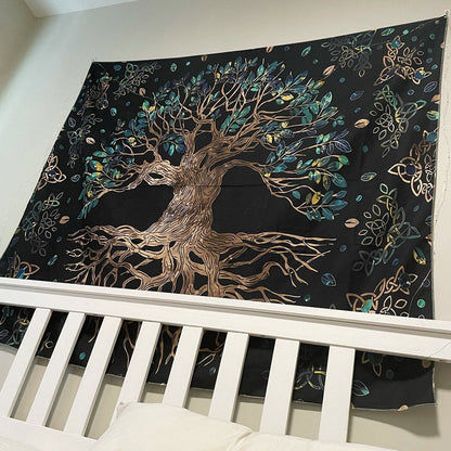 Tree Of Life Tapestry AESTHETIC_Fairycore SUB CATEGORY_Tapestries