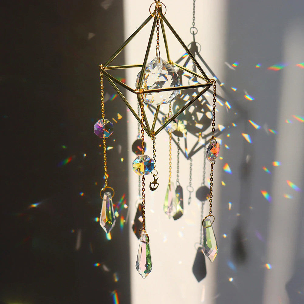 Octahedron Crystal Light Catcher AESTHETIC_Fairycore AESTHETIC_Witchcore SUB CATEGORY_Suncatchers