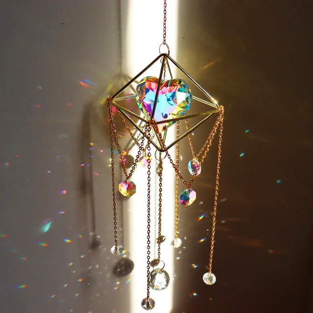 Octahedron Crystal Light Catcher AESTHETIC_Fairycore AESTHETIC_Witchcore SUB CATEGORY_Suncatchers