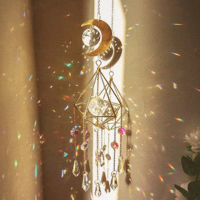 Octahedron Crystal Light Catcher AESTHETIC_Fairycore AESTHETIC_Witchcore SUB CATEGORY_Suncatchers